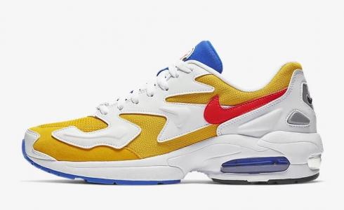 Nike Air Max 2 Light University Gold Racer Blue Black Flash Crimson AO1741-700