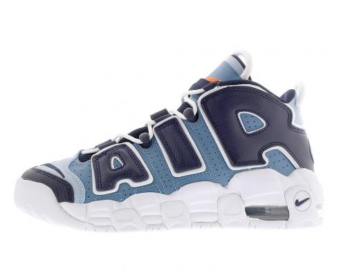 Nike Air More Uptempo Denim Blue GS Big Kids Shoes 415082-404