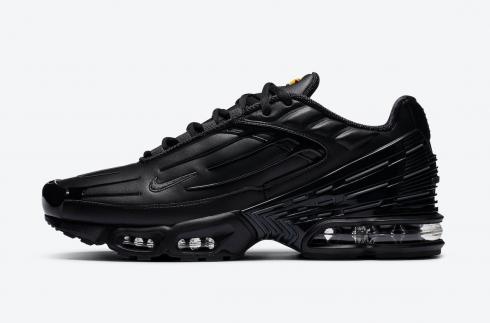 Nike Air Max Plus 3 Leather Black DK Smoke Grey Shoes CK6716-001