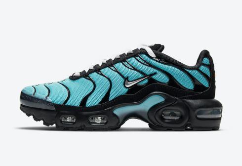 Nike Air Max Plus GS Aqua Black White Metallic Silver CD0609-405