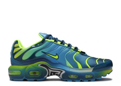 Nike Air Max Plus Gs Teal Gradient Blue Volt Hero Force CT0962-401