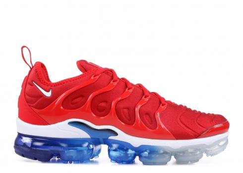 Air Vapormax Plus Usa University Black White Red 924453-601