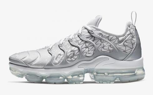 Nike Air VaporMax Plus White Wolf Grey Metallic Silver 924453-106