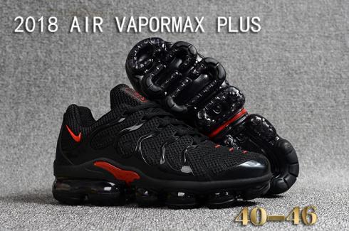 Nike Air Vapor Max Plus TN TPU Running Shoes Hot Black Red