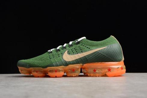 Dragon Ball Super x Nike Air VaporMax Flyknit 2018 Dark Green Light Brown AA3858 101