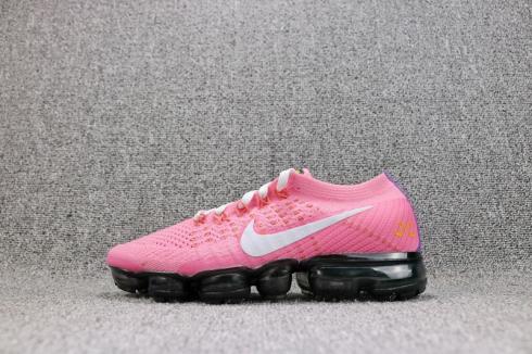Nike Air VaporMax Flyknit Pink White Running Shoes AA3859-017