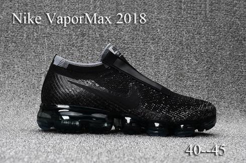 Nike VaporMax COMME des GARCONS 2018 Flyknit black white men Slide Shoes