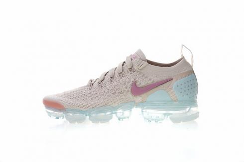 Nike Wmns Air VaporMax Flyknit 2.0 Particle Beige Smokey Mauve 942843-203