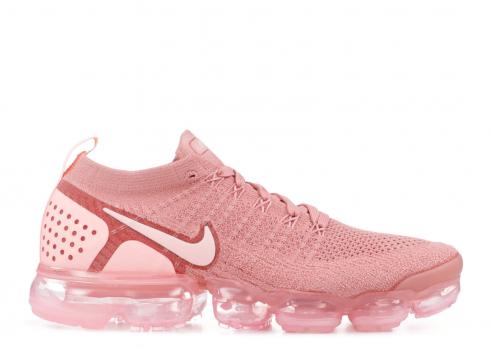 W Nike Air Vapormax Flyknit 2.0 Rust Pink Pink Tint Storm Rust 942843-600