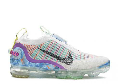 Nike Wmns Air Vapormax 2020 Flyknit Multicolor Platinum Color Multi Black Pure CJ6741-001
