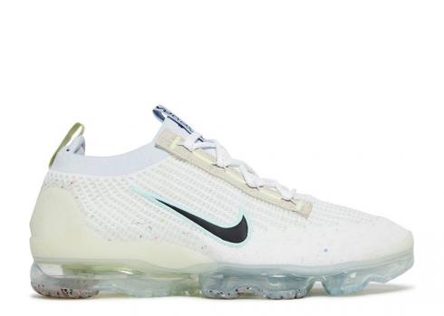 Nike Air Vapormax 2021 Flyknit Mismatched Swoosh White Root Light Madder Black Marine DQ7633-100