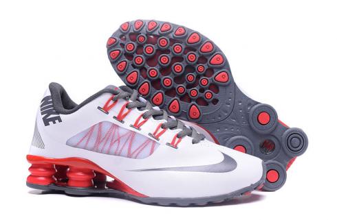 Nike Air Shox 808 Running Shoes Men White Grey White