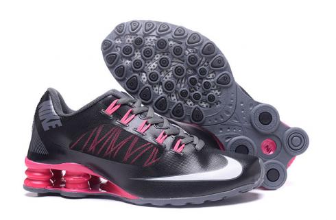 Nike Air Shox 808 Running Shoes Women Black White Red