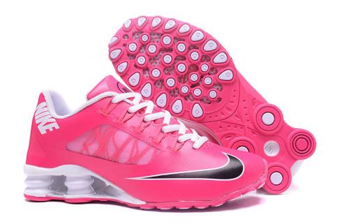 Nike Air Shox 808 Running Shoes Women Pink Black White