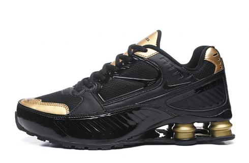 Nike Air Shox Enigma Black Gold Trainers Running Shoes BQ9001-007