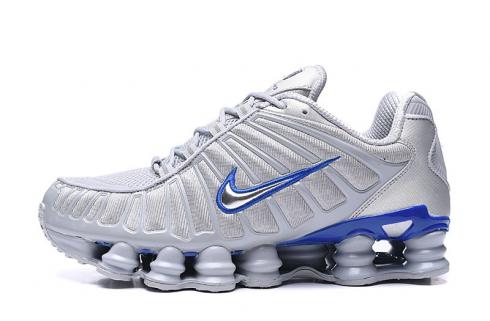 Nike Shox TL 1308 Silver Grey Royal Blue Running Shoes AV3595-201