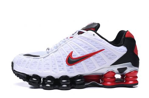 Nike Shox TL 1308 White Black Red Running Shoes AV3595-116