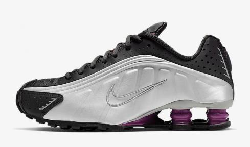 Nike Shox R4 Anthracite Metallic Silver Black True Berry AR3565-003