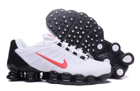 Nike Air Shox TLX 0018 TPU white black red men Shoes