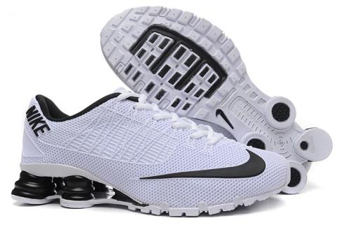 Nike Shox Turbo 21 KPU Men Shoes Sneakers Pure White Black