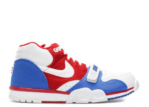 Nike Air Trainer 1 Mid Puerto Rico White Royal Gym Red Game 607081-102