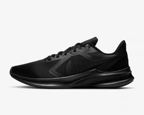 Nike Downshifter 10 All Black Mens Running Shoes CI9981-002