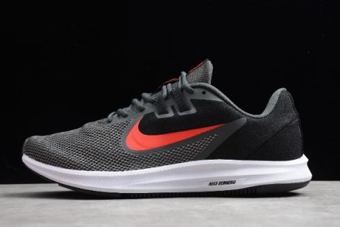 2019 Nike Downshifter 9 Black Grey Red Running Shoes AQ7486 700
