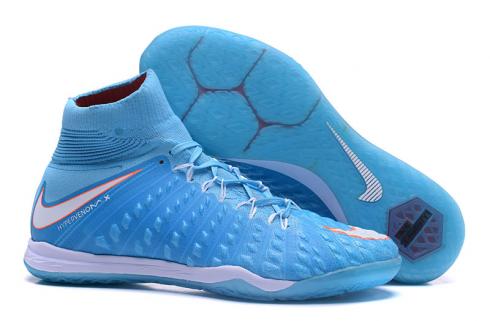 NIke Hypervenom Phantom III DF IC Sky Blue Silver