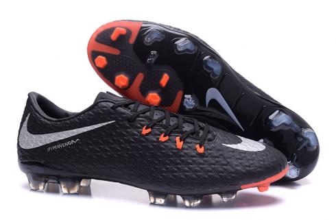 Nike Hypervenom Phelon III FG black orange football shoes