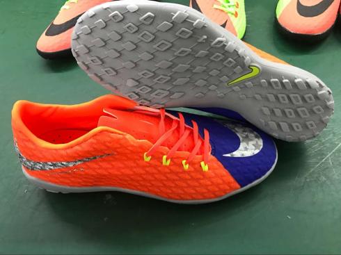 Nike Hypervenom Phelon III tf Waterproof Orange Blue Silver