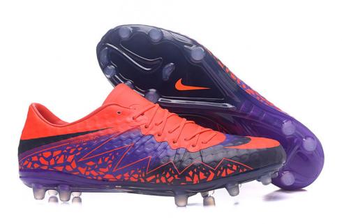 Nike Hypervenom Phinish Neymar FG Orange Purple Soccer Shoes