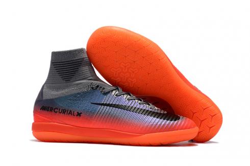 Nike Mercurial Superfly V CR7 IC Wolf Grey Orange