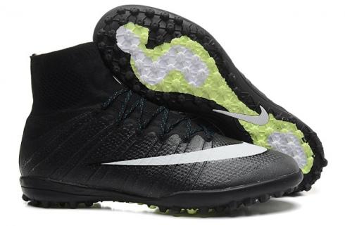 Nike Mercurial Vapor X CR TF Black White Hyper Turq Football Boots Soccers 641858