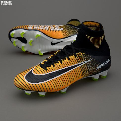 NIke Mercurial Superfly High ACC Waterproof V FG Yellow Black