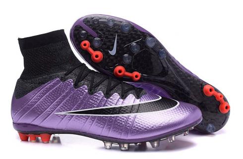 Nike Mercurial Superfly AG Urban Men Soccer Cleats Football Shoes Lilac Black Bright Mango 641858-580