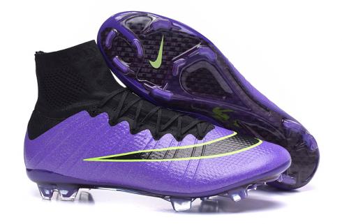 Nike Mercurial Superfly FG Intense Heat Purple Green Soccer Cleats 641858-581