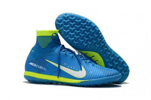 Nike Mercurial Superfly High ACC Waterproof V NJR TF Blue Green White 921499-400