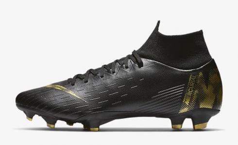 Nike Superfly 6 Pro FG Black Metallic Vivid Gold AH7368-077