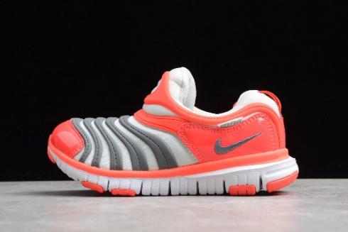 2020 Kids Nike Dynamo Free TD Silver Grey Charcoal Red 343738 020