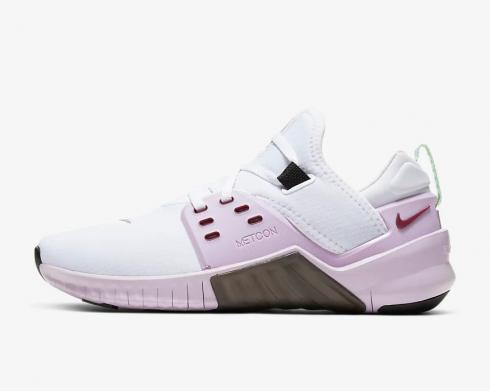 Nike Wmns Free Metcon 2 White Iced Lilac Black Noble Red CD8526-166