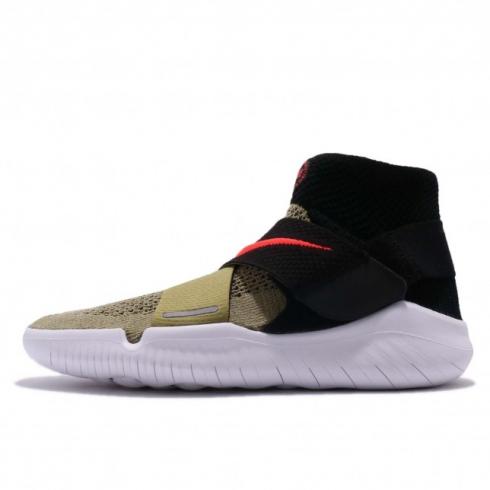 Nike Free RN Motion Flyknit 2018 Neutral Olive Bright Crimson 942840-200