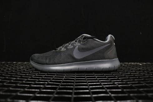 Nike Free RN Running Shoes Black Metallic 880839-003