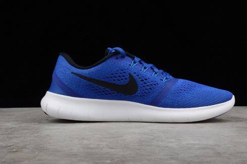 Nike Free RN Running Shoes Blue White 831508-400