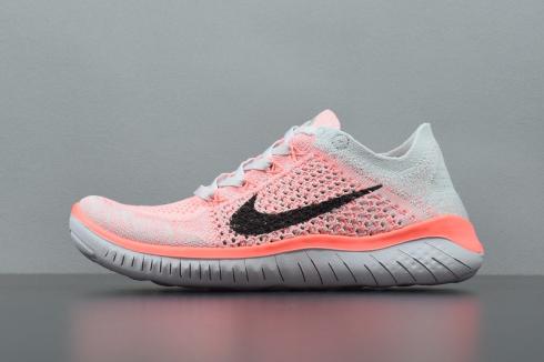 Nike Free Rn Flyknit 2018 Pink Womens Running Shoes 942839-800