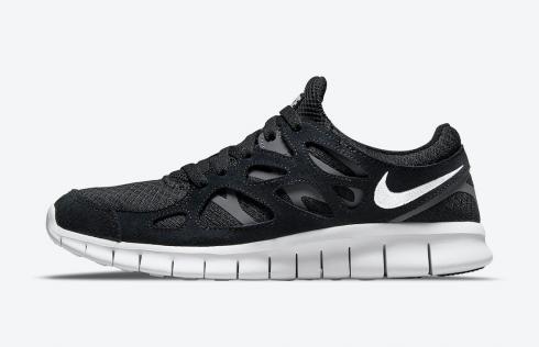 Nike Free Run 2 Black White Dark Grey Shoes 537732-004