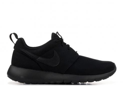 Nike Roshe One GS Boys Running Shoes Black 599728-031