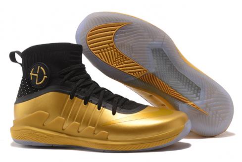 Nike Hyperdunk 2017 Men Basketball Shoes Gold Black