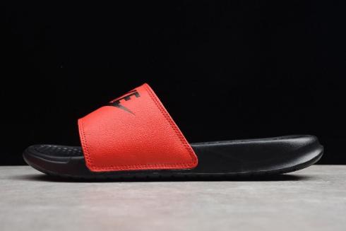 2019 Nike Benassi Swoosh Black Red Purple 321618 002