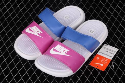 Nike Benassi Duo Ultra Summer Slides Pink Blue 819717-603