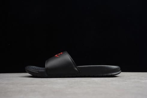 Nike Benassi JDI Black Game Red White Unisex Casual Shoes 343800-006